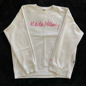 Uniqlo Keith Haring crew neck sweatshirt